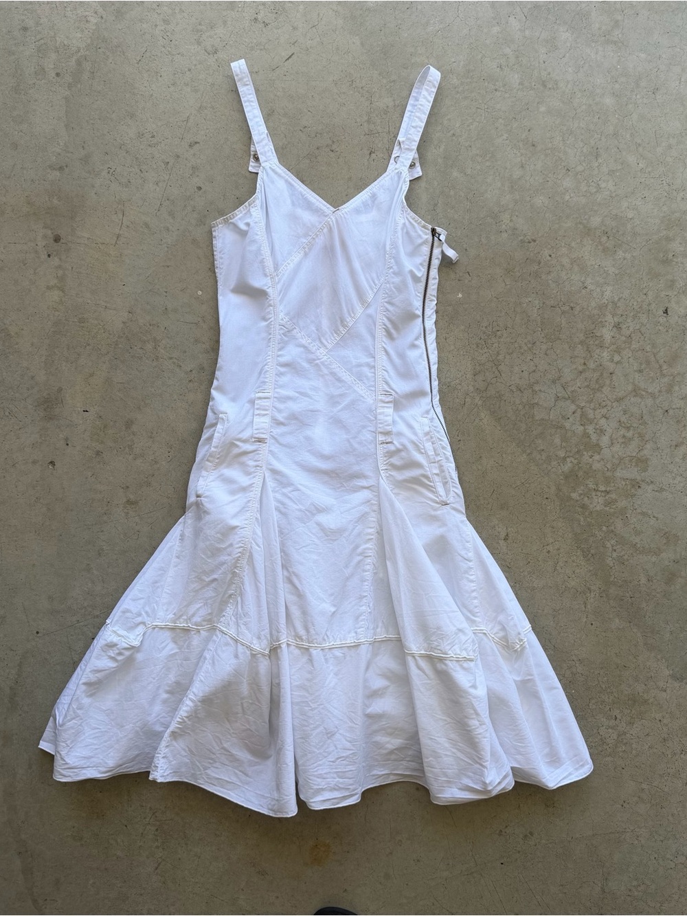 Archive Marithé François Girbaud Utility Mini Dress 🤍